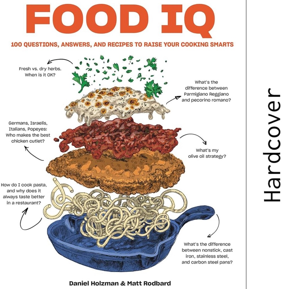 Hardcover Food IQ: 100 Questions Answers & Recipes to Raise Your Cooking Smarts